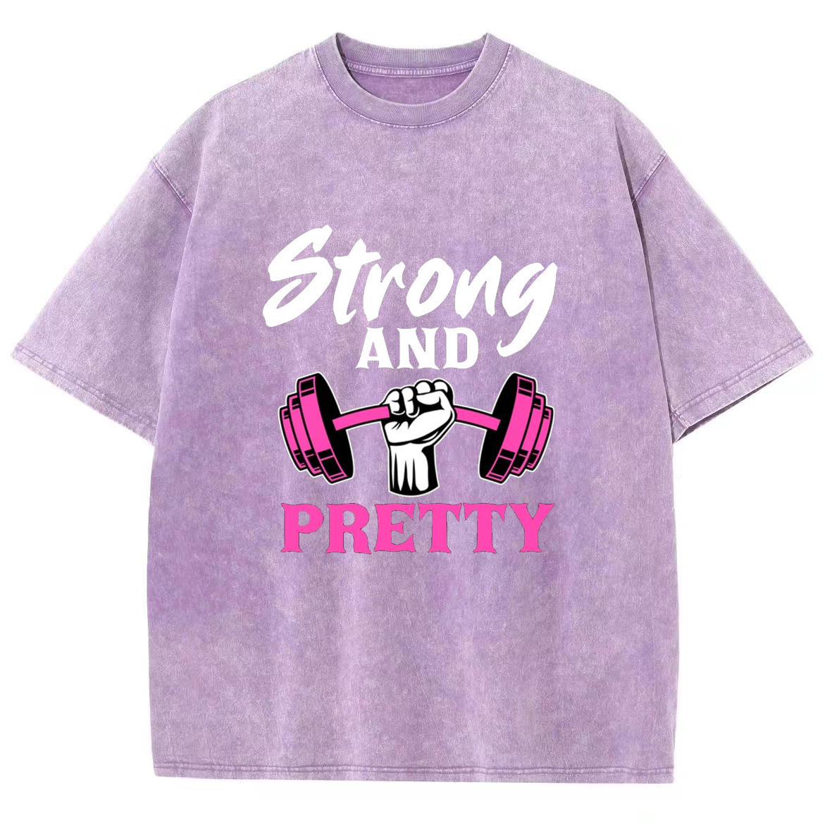 Strong And Pretty Unisex Fit Washed T-Shirt