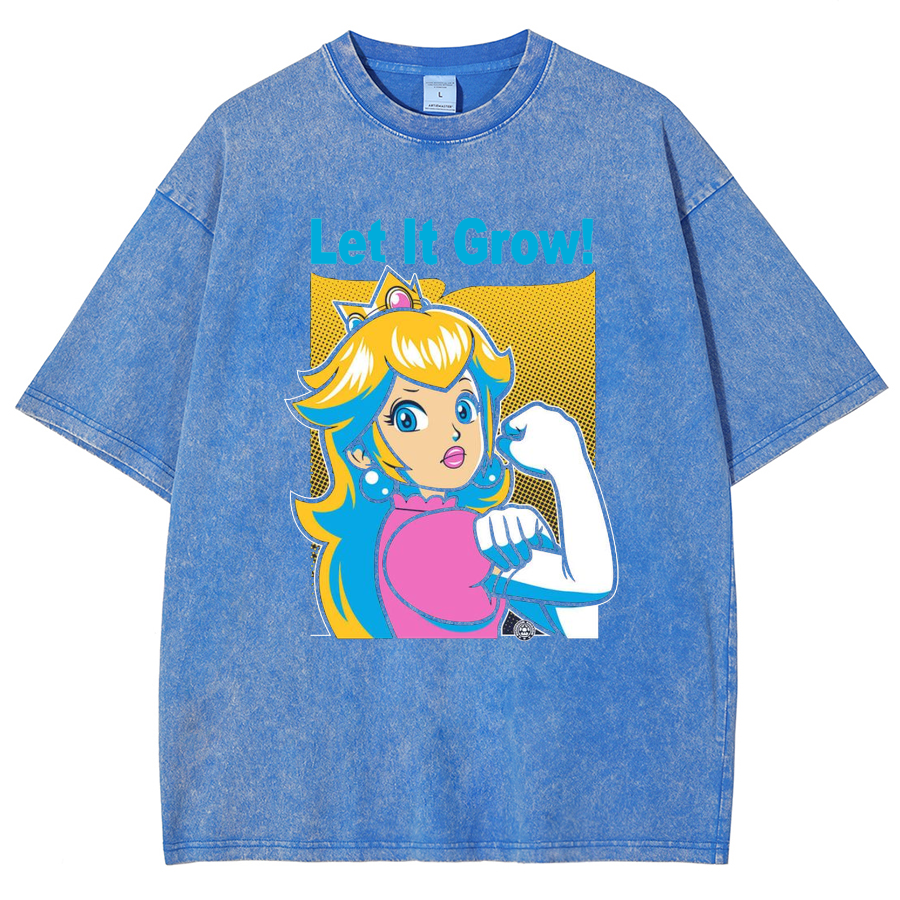 Let It Grow! Unisex Fit Washed T-Shirt