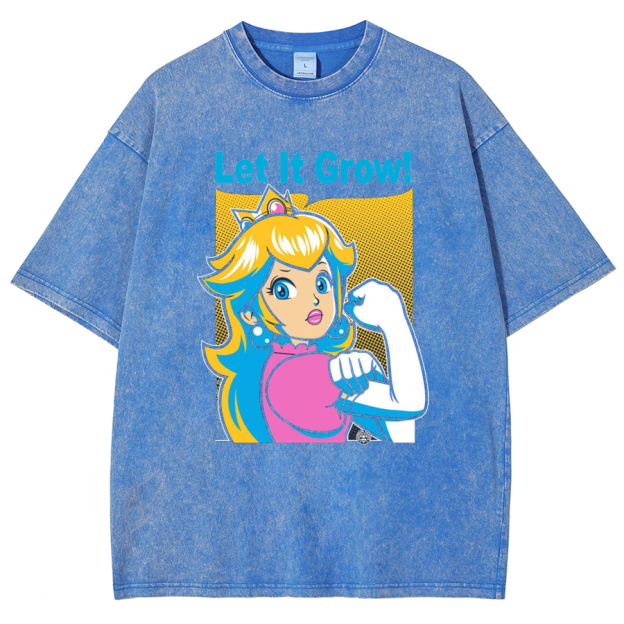 Let It Grow! Unisex Fit Washed T-Shirt