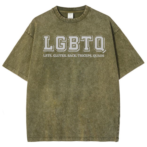 LGBTQ Unisex Fit Washed Oversized T-Shirt
