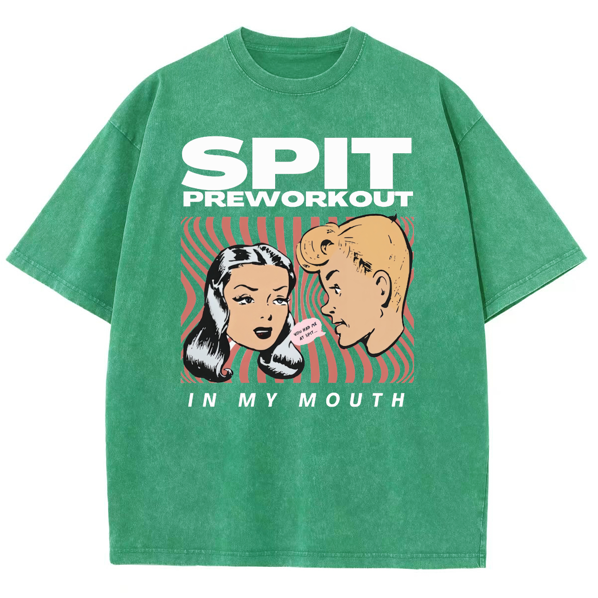 Spit Preworkout Unisex Vintage Washed Short Sleeve T-Shirt