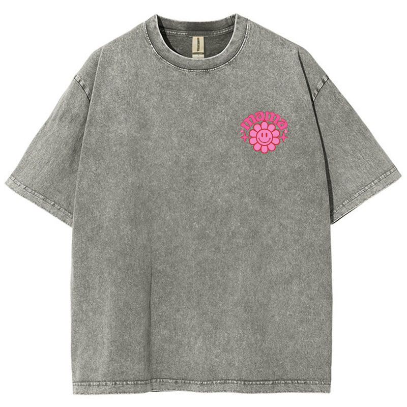 Mama Vintage Snowflake Washed T-Shirt