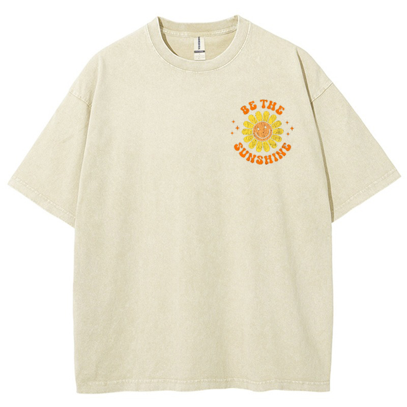 When You Can't Find The Sunshine Be The Sunshine Vintage Snowflake Washed T-Shirt
