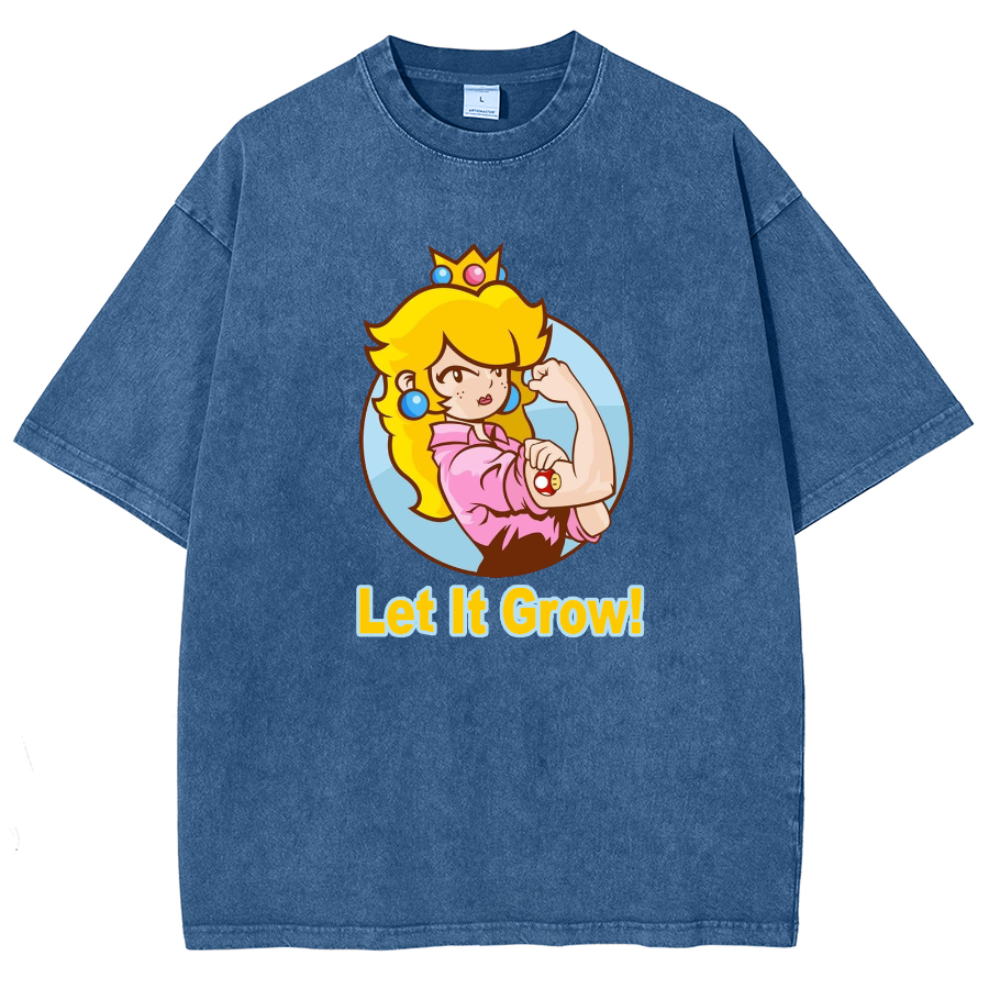 Let It Grow! Unisex Fit Washed T-Shirt