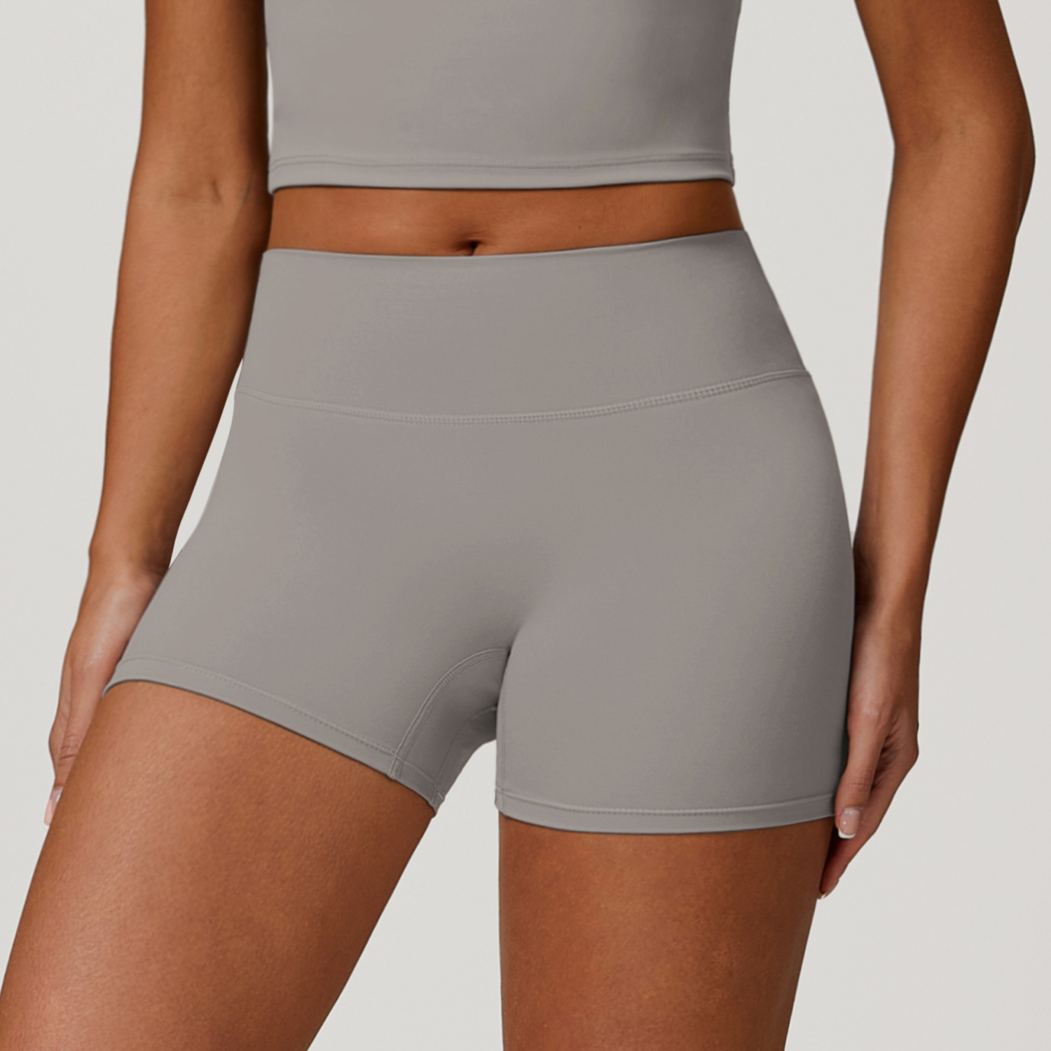 High-waisted Tummy-controlling Butt-lifting Legging Shorts Customscool