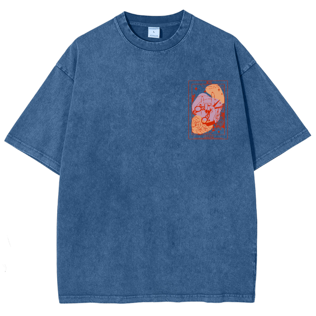 IYKYK Lesbian Sapphic Unisex Fit Washed T-Shirt