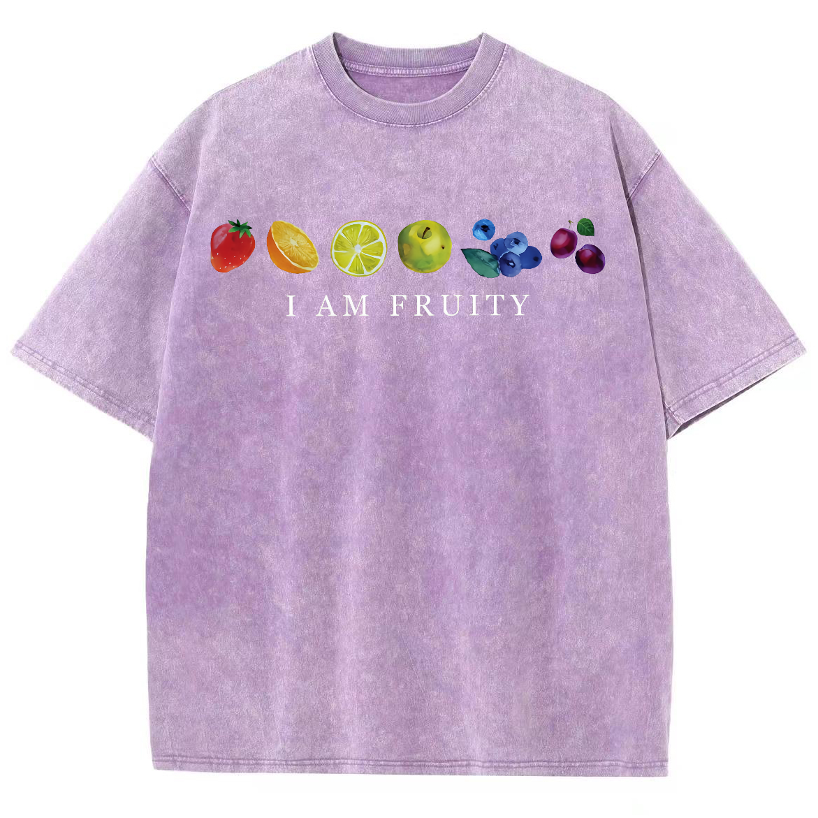I Am Fruity Washed Oversized T-Shirt