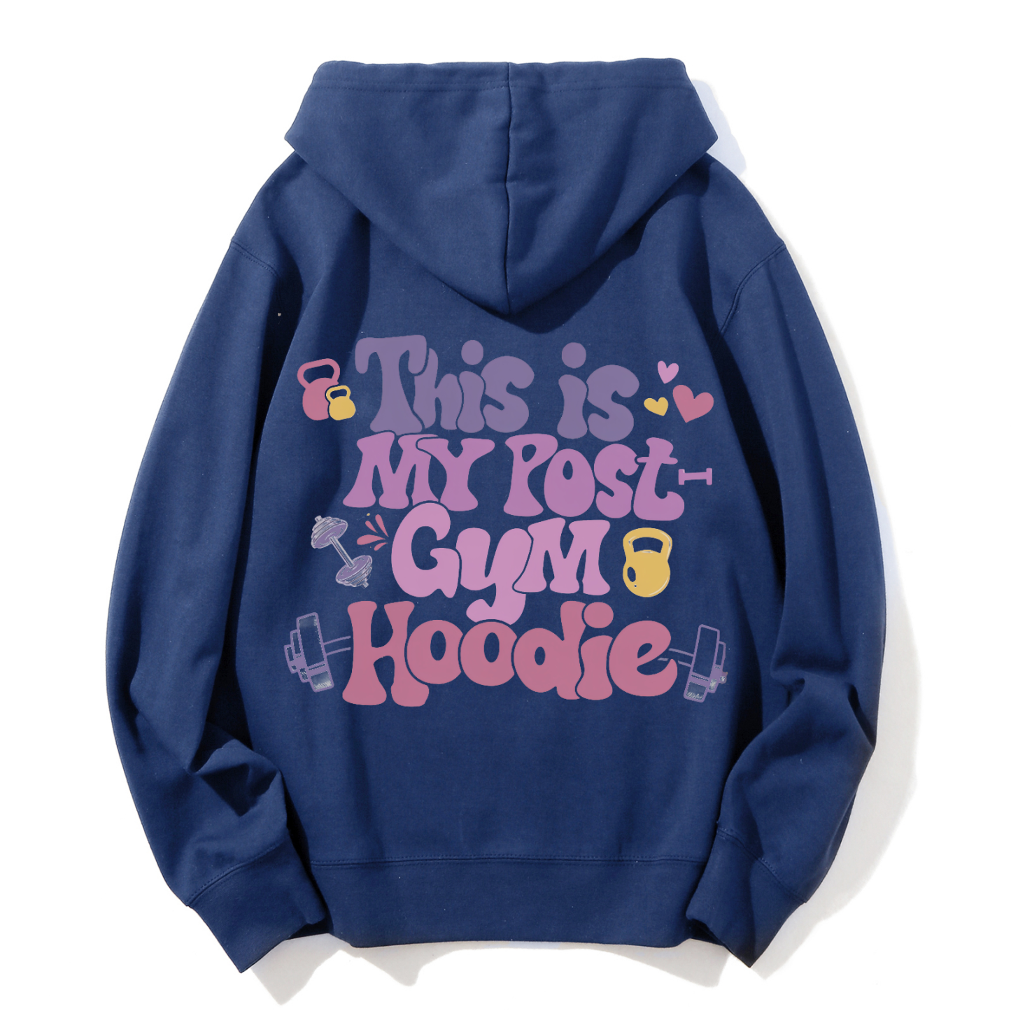 This Is My Post Gym Hoodie Solid Color Hoodie