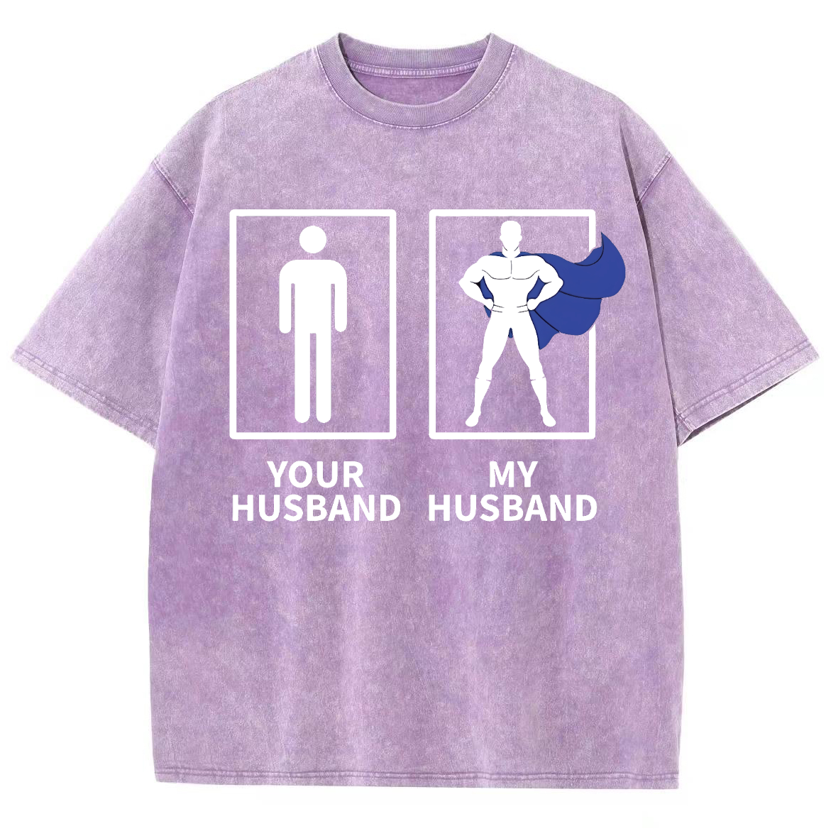My Husband Unisex Fit Washed Oversized T-Shirt