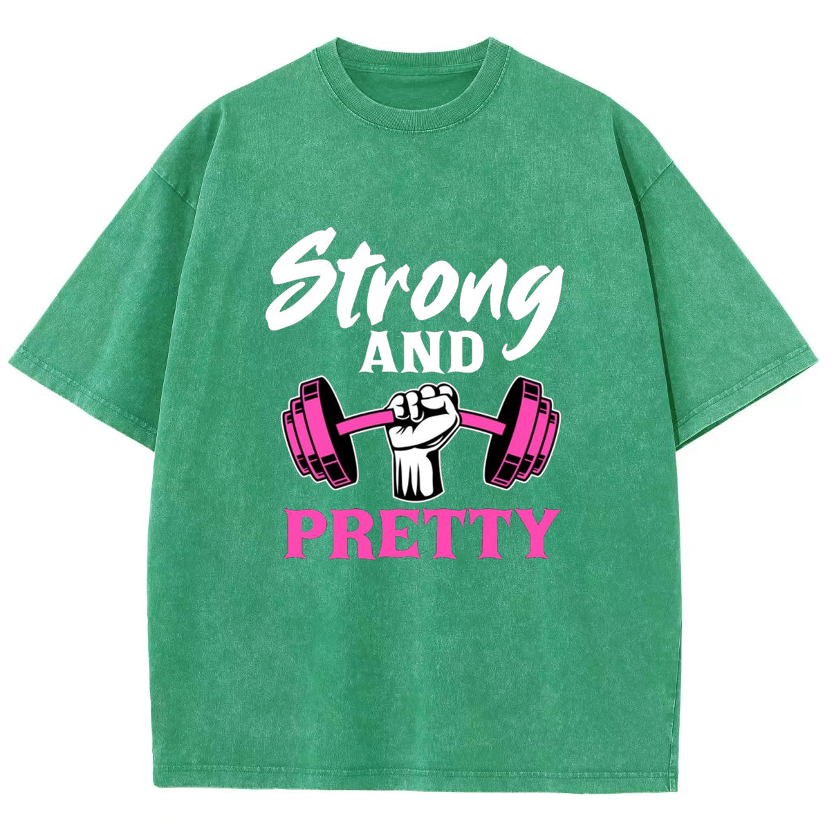 Strong And Pretty Unisex Fit Washed T-Shirt