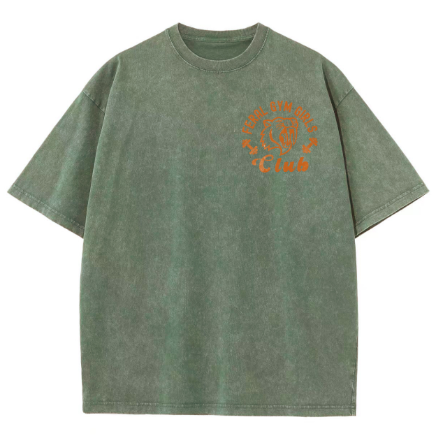 Feral Gym Girl Washed Oversized T-Shirt