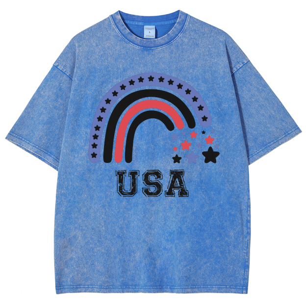 USA Washed Oversized T-Shirt