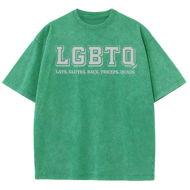 LGBTQ Unisex Fit Washed Oversized T-Shirt