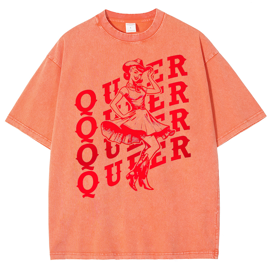 Queer Washed Oversized T-Shirt