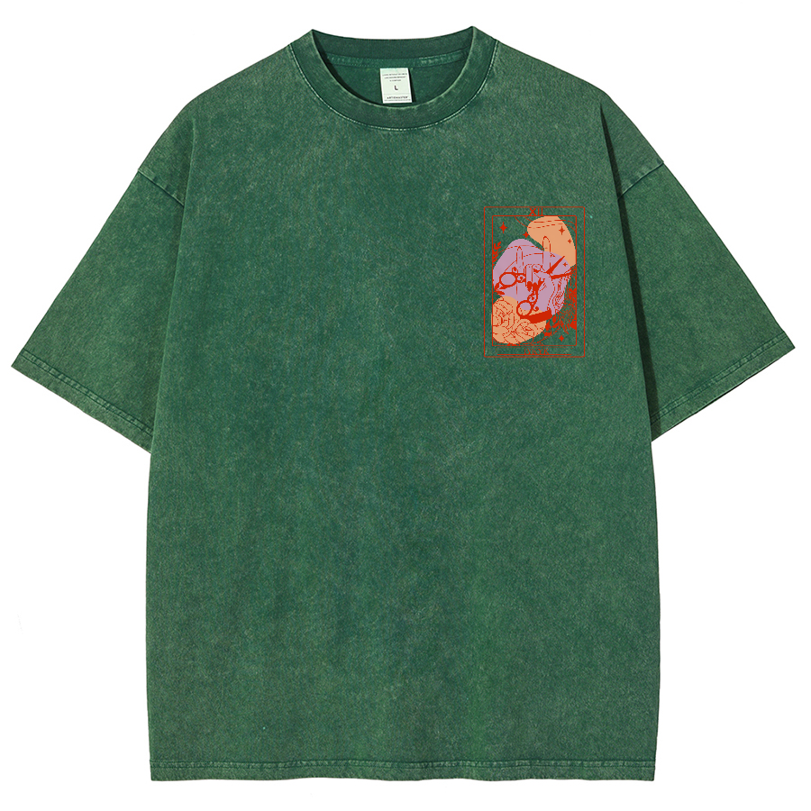 IYKYK Lesbian Sapphic Unisex Fit Washed T-Shirt