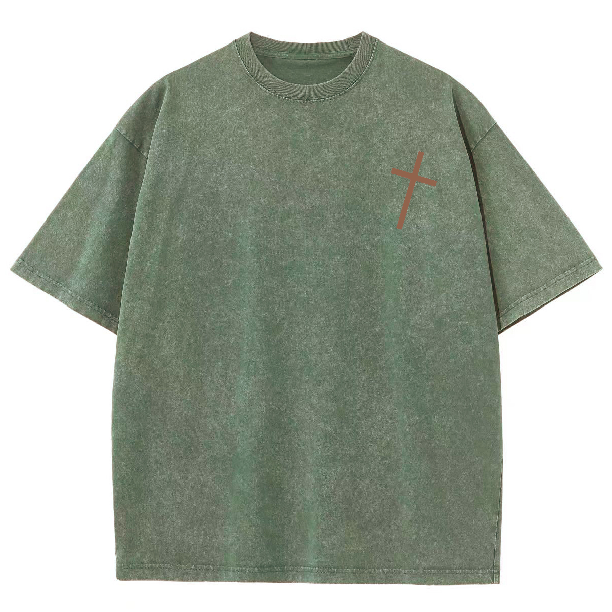 For God So Loved The World Unisex Fit Washed Oversized T-Shirt