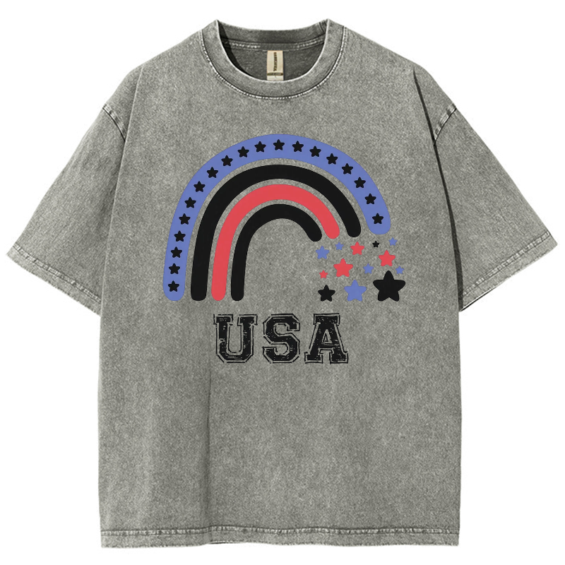 USA Washed Oversized T-Shirt