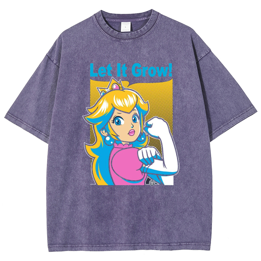 Let It Grow! Unisex Fit Washed T-Shirt