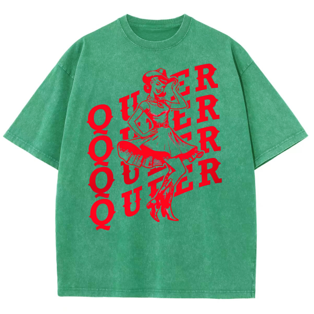 Queer Washed Oversized T-Shirt