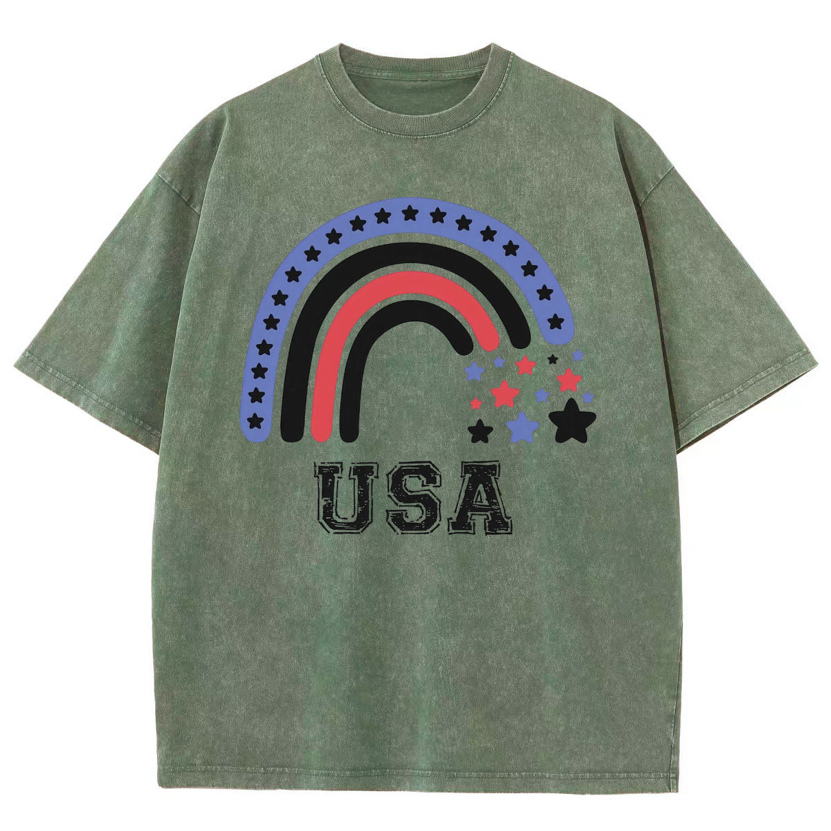 USA Washed Oversized T-Shirt