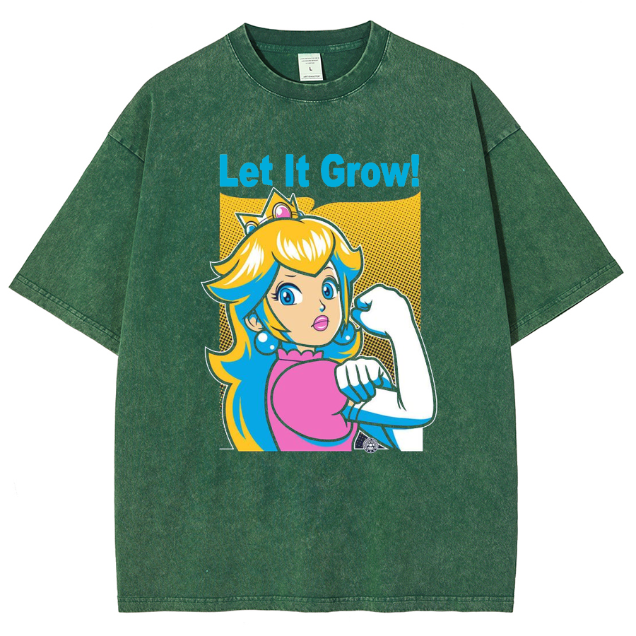 Let It Grow! Unisex Fit Washed T-Shirt