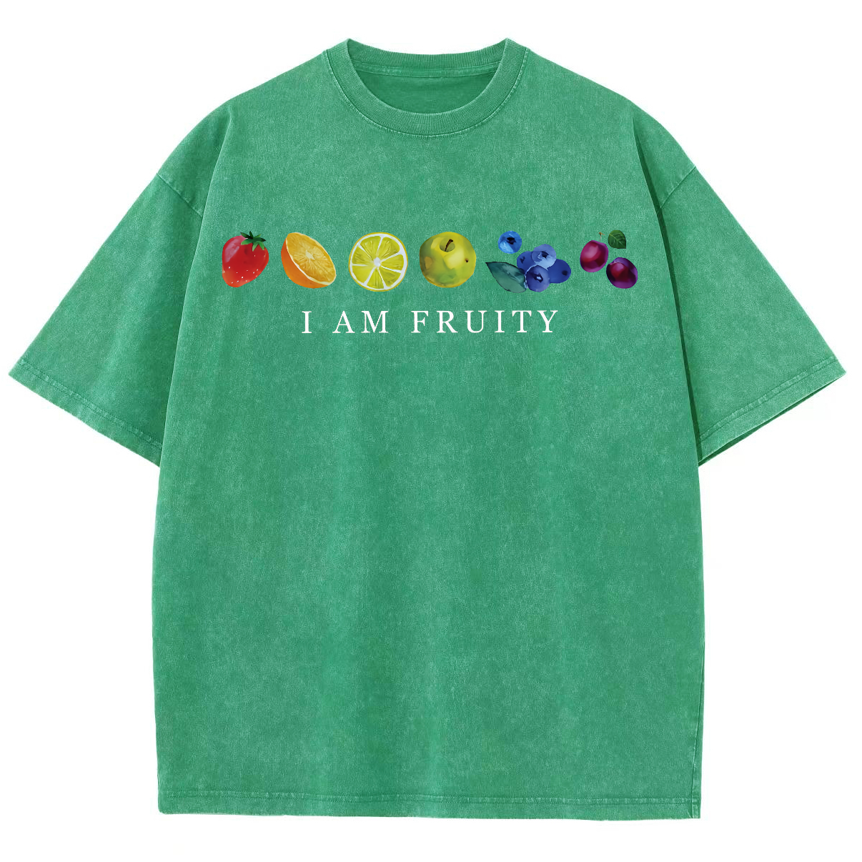 I Am Fruity Washed Oversized T-Shirt
