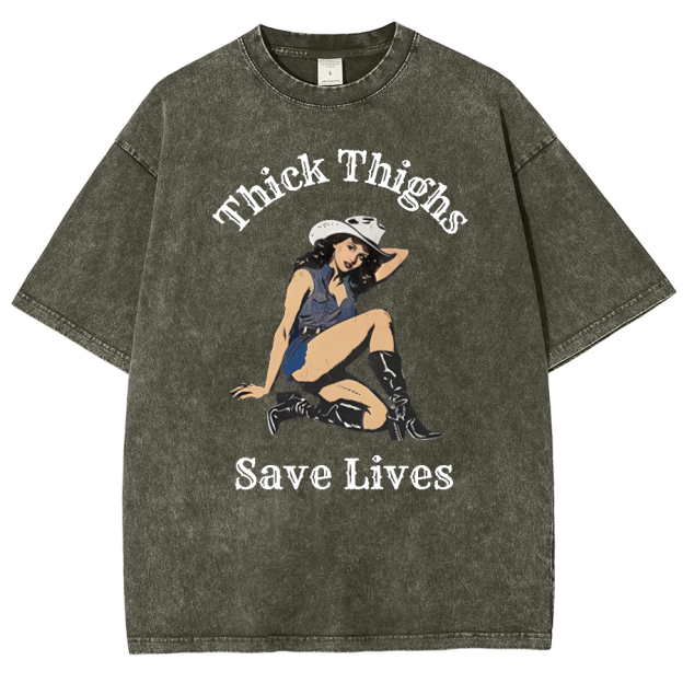 Unisex Fit Washed Oversized T-Shirt