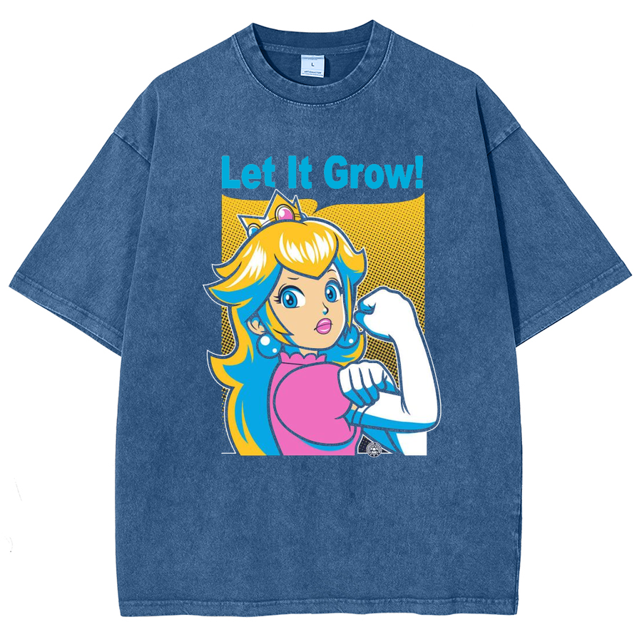Let It Grow! Unisex Fit Washed T-Shirt
