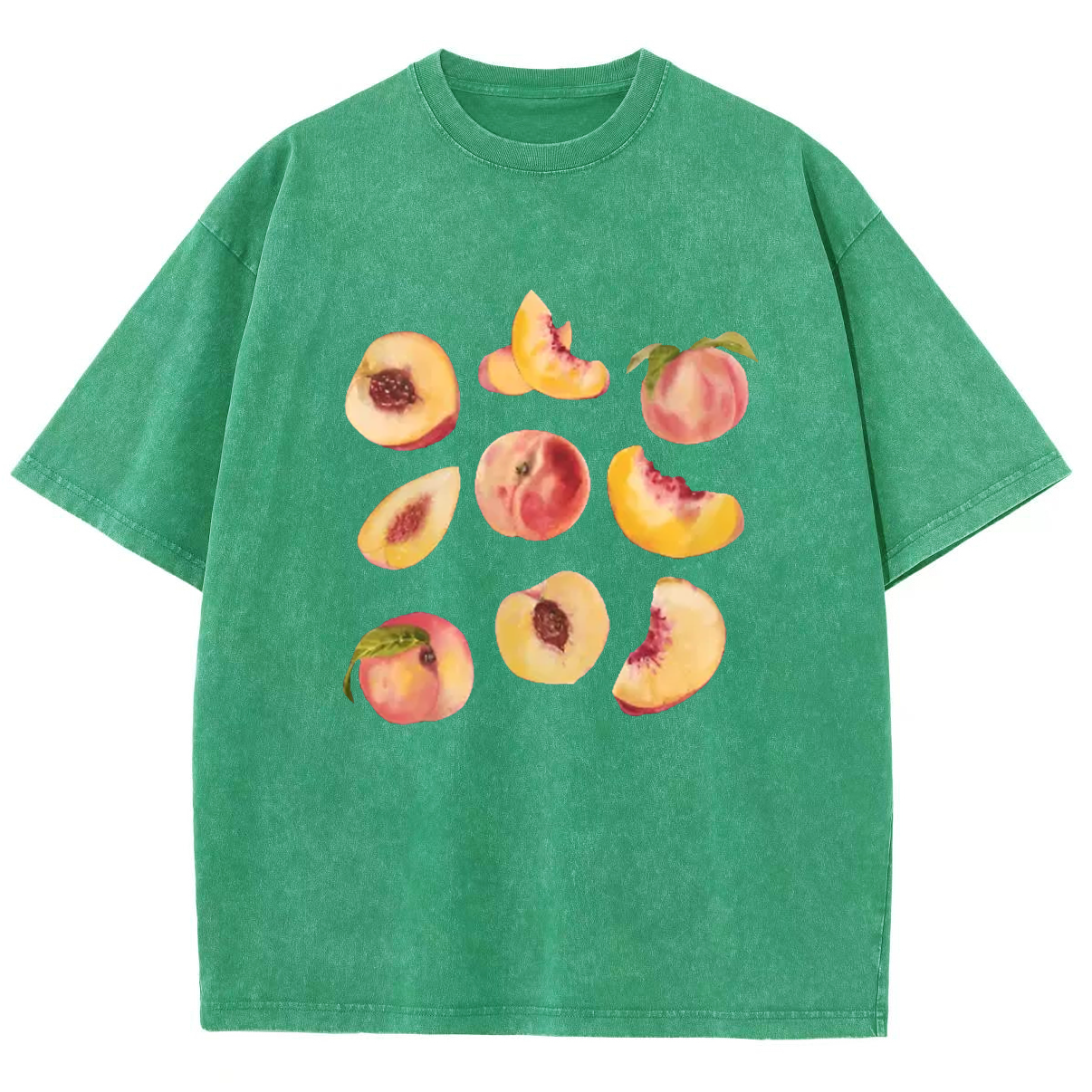 Peach Vintage Unisex Fit Washed T-Shirt