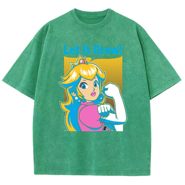 Let It Grow! Unisex Fit Washed T-Shirt
