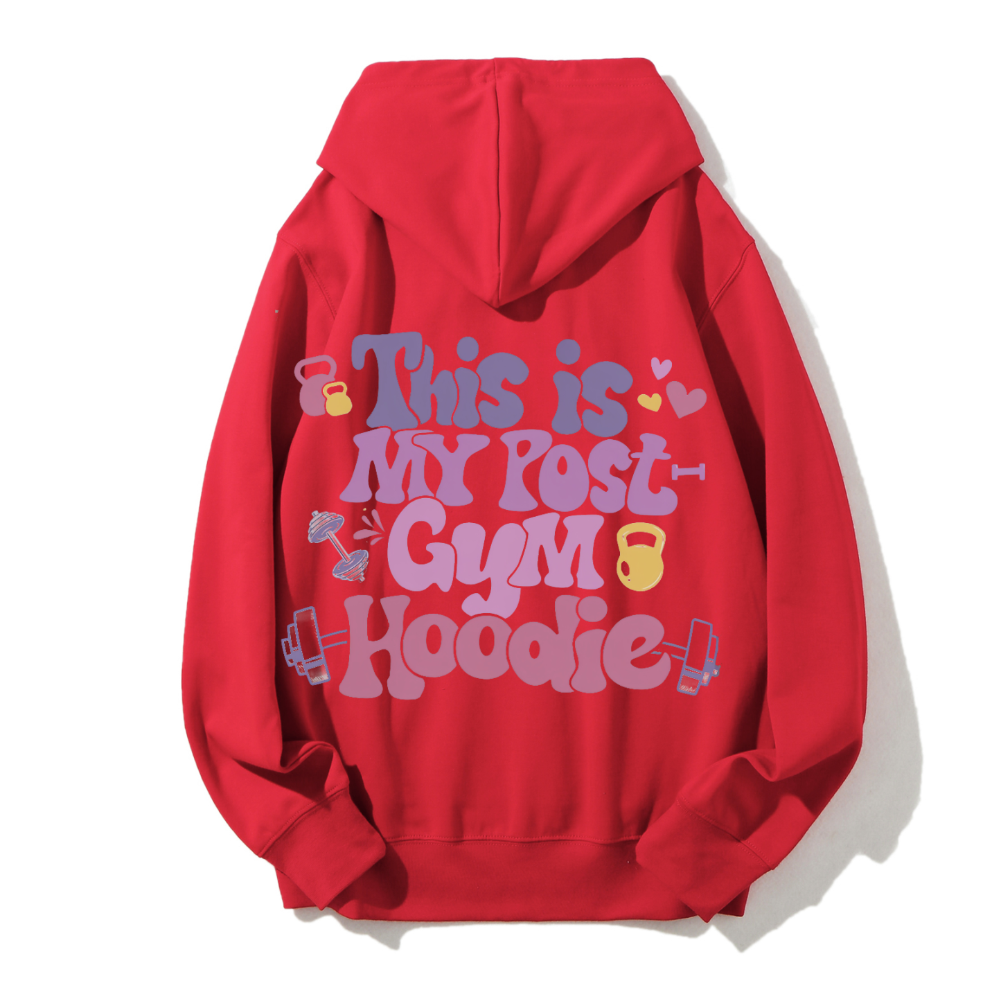 This Is My Post Gym Hoodie Solid Color Hoodie