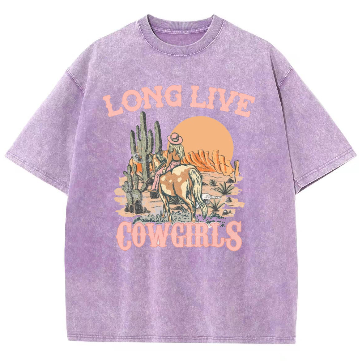 Long Live Cowgirls Washed Oversized T-Shirt