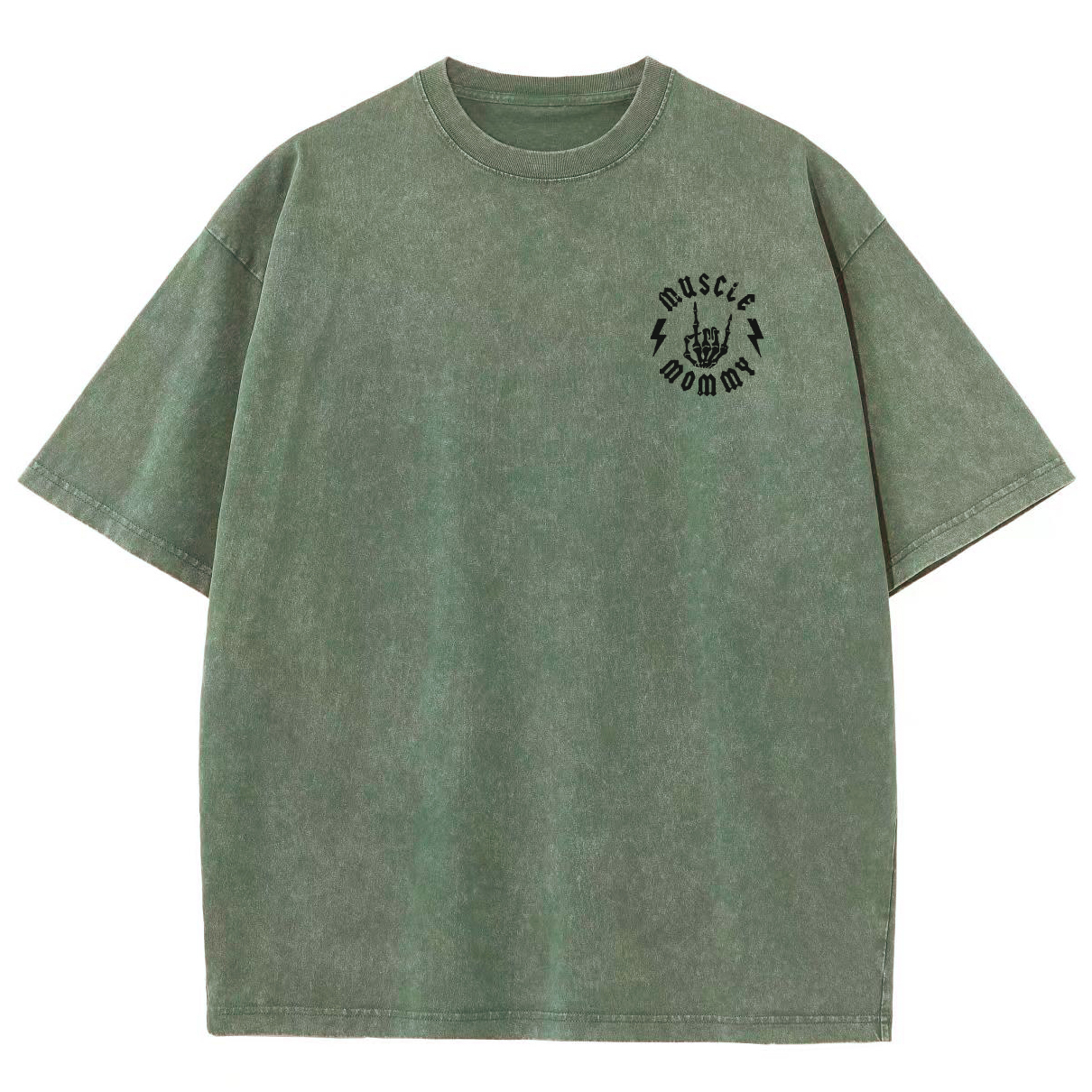 Muscle Mommy Unisex Fit Washed Oversized T-Shirt