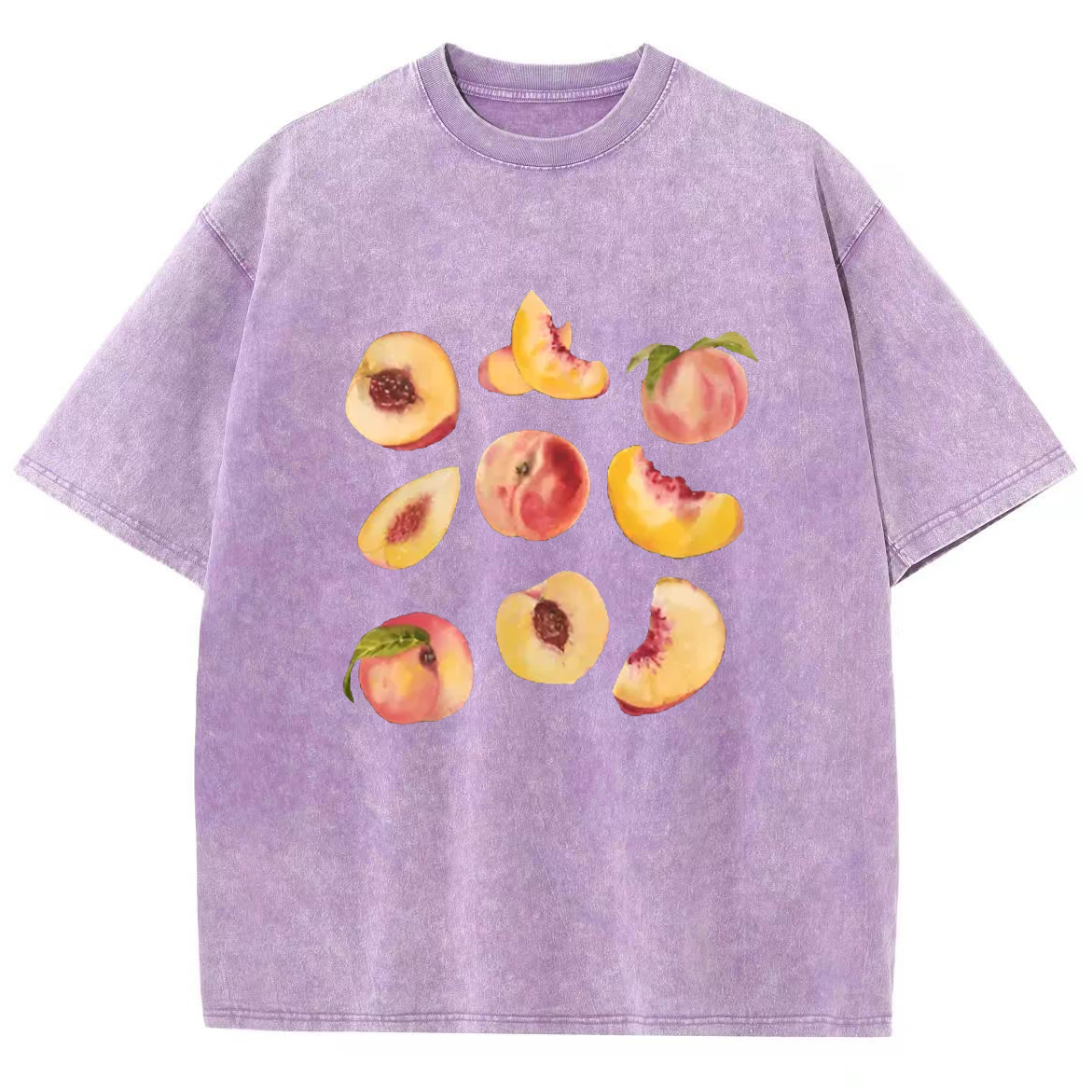 Peach Vintage Unisex Fit Washed T-Shirt
