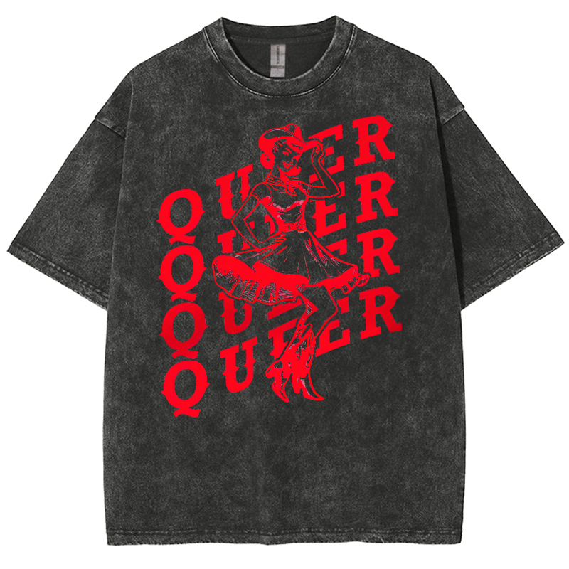Queer Washed Oversized T-Shirt