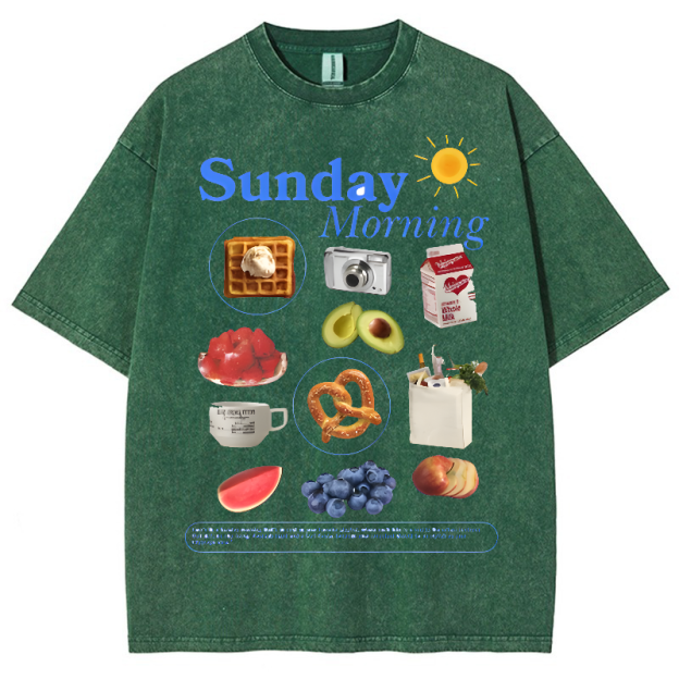 Vintage Snowflake Washed T-Shirt