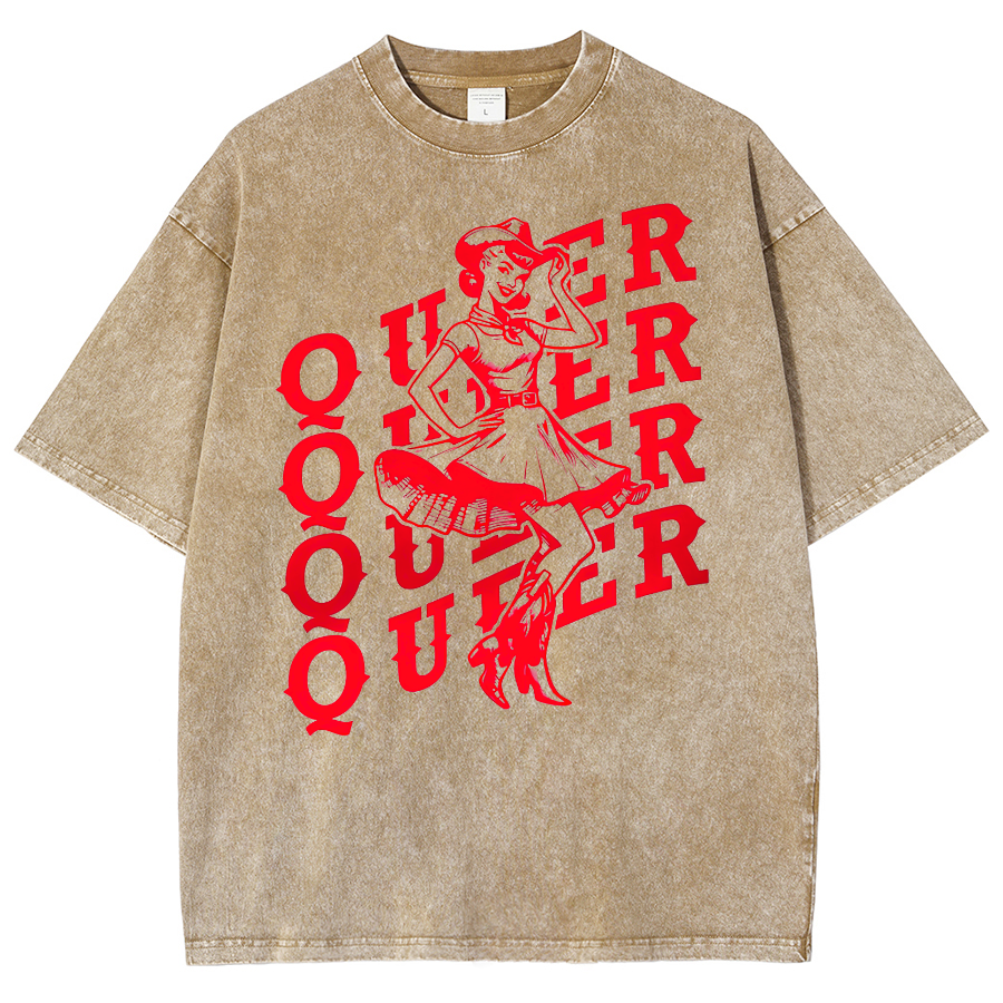 Queer Washed Oversized T-Shirt