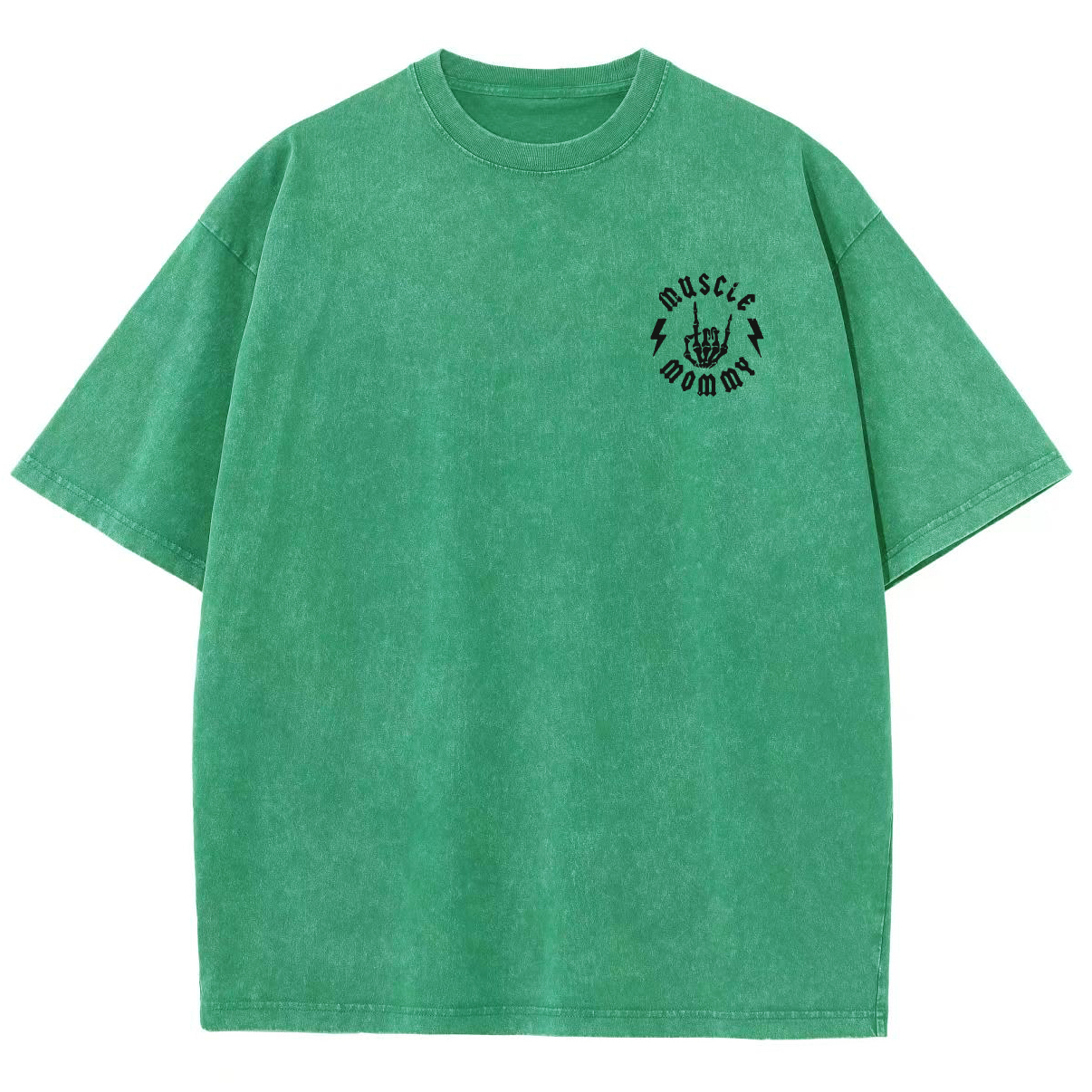 Muscle Mommy Unisex Fit Washed Oversized T-Shirt