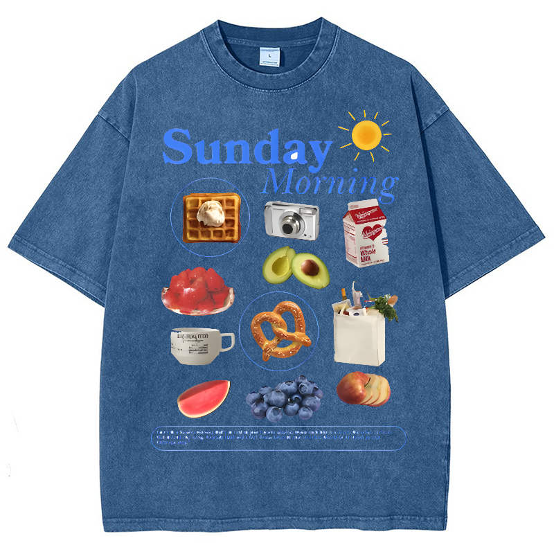 Vintage Snowflake Washed T-Shirt