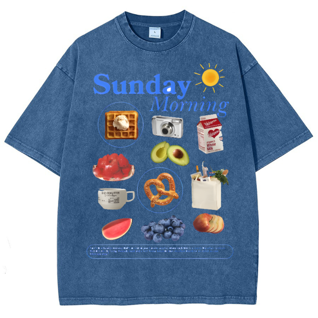 Vintage Snowflake Washed T-Shirt
