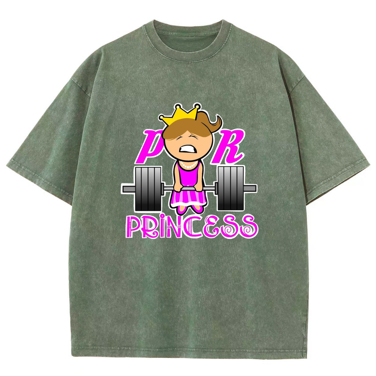 PR Princess Unisex Fit Washed T-Shirt
