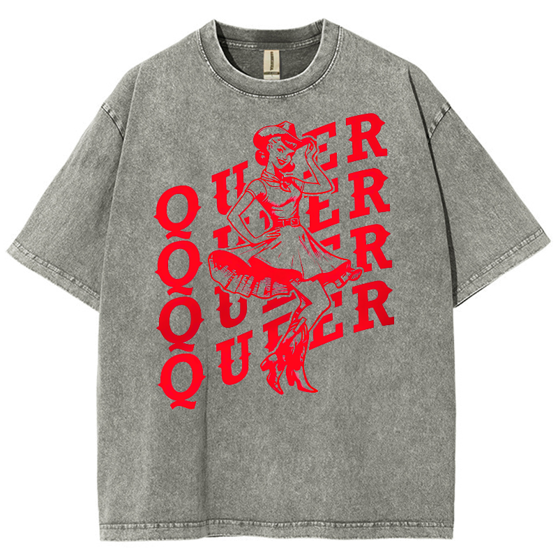 Queer Washed Oversized T-Shirt