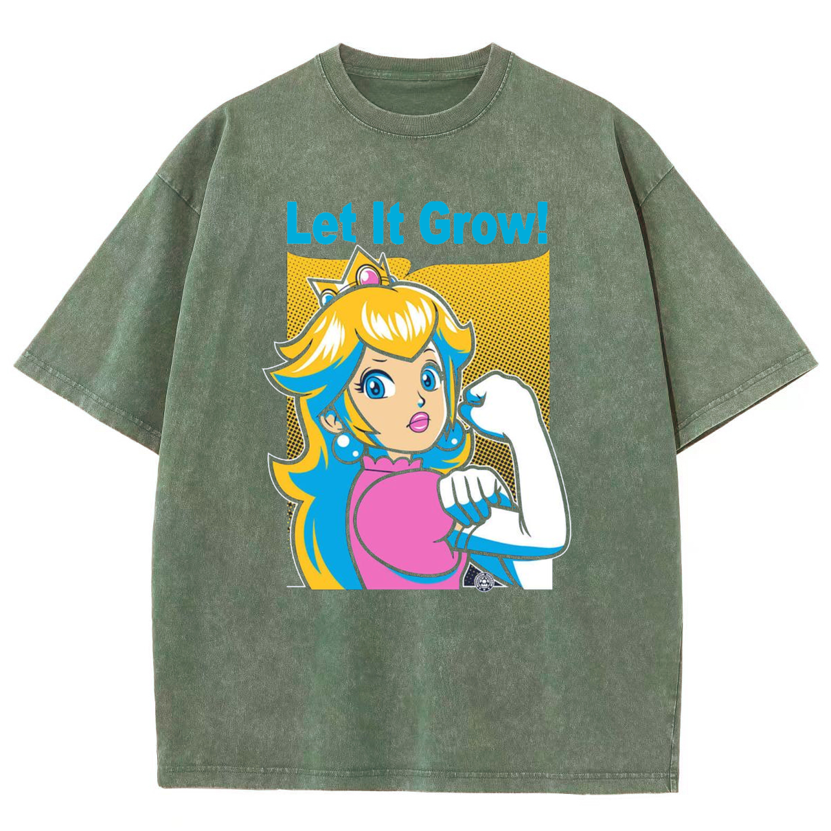 Let It Grow! Unisex Fit Washed T-Shirt