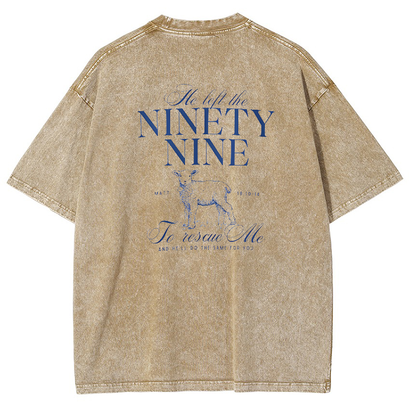 Nignty Nine Vintage Snowflake Washed T-Shirt