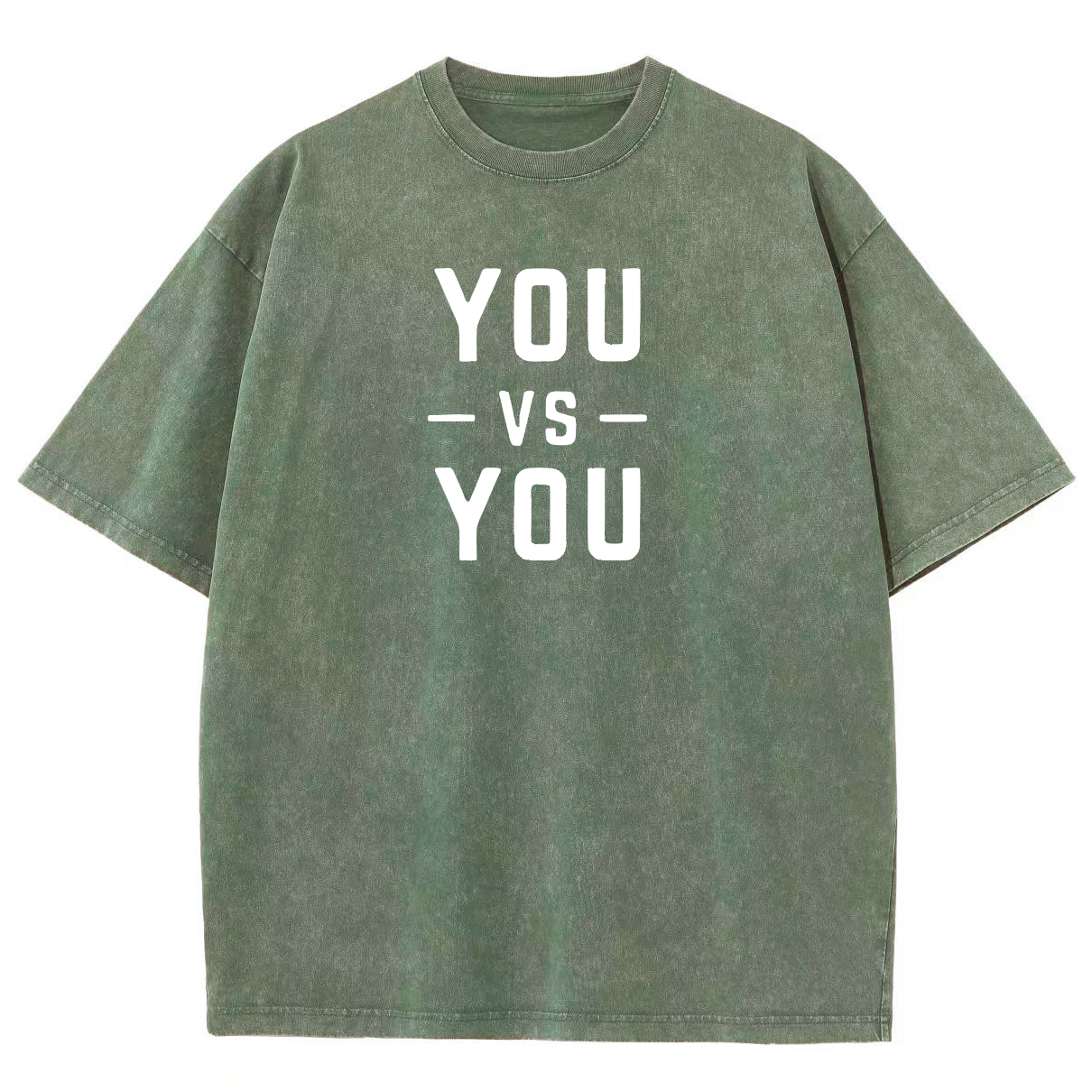 You VS You Unisex Fit Washed Oversized T-Shirt