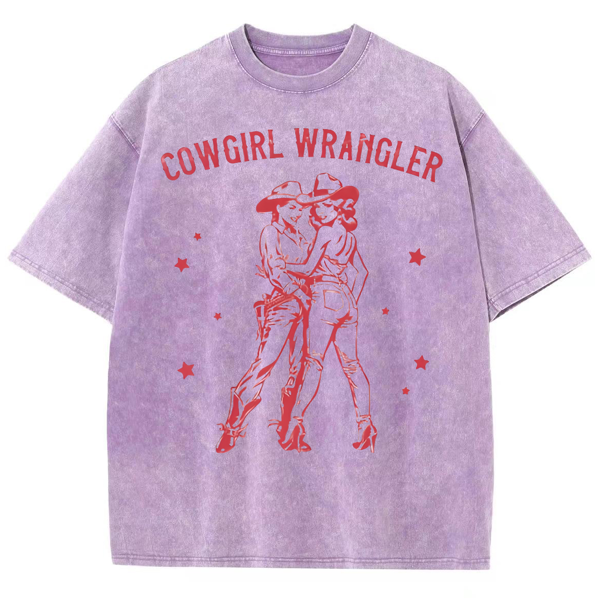 Cowgirl Wrangler Washed Oversized T-Shirt