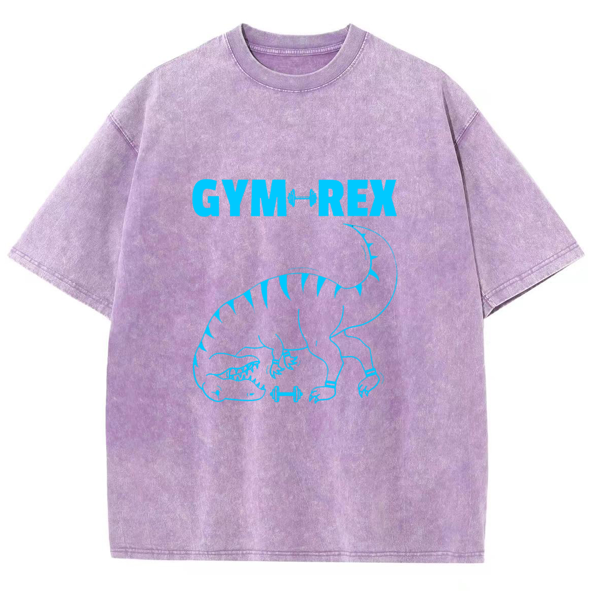 Gym Workout Weights Lifting Unisex Fit Washed T-Shirt