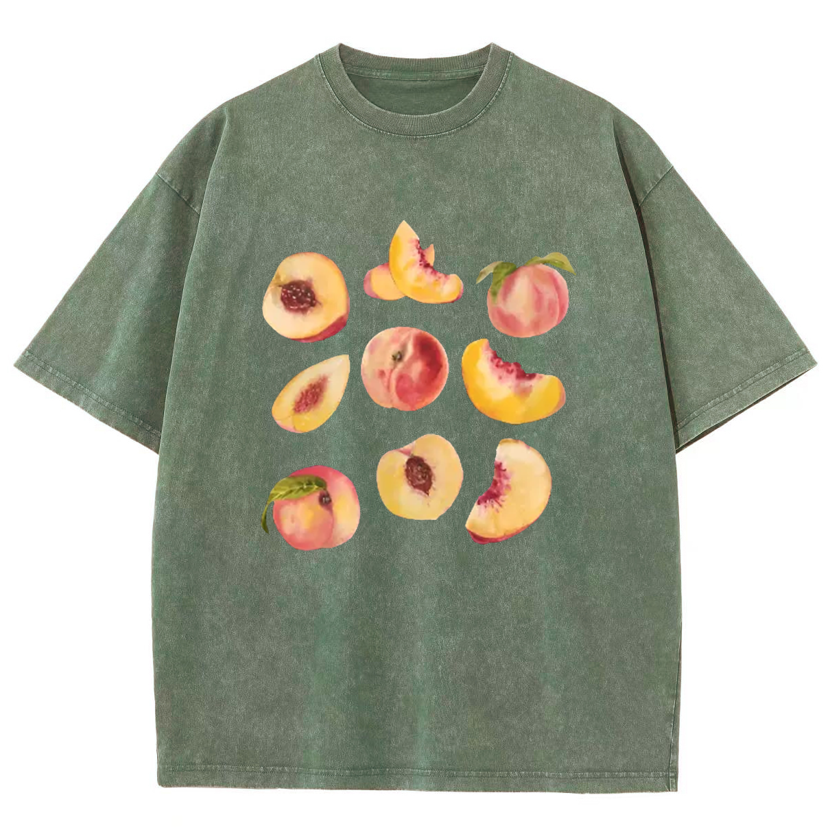 Peach Vintage Unisex Fit Washed T-Shirt