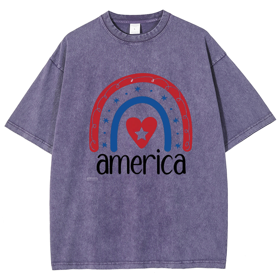 America Washed Oversized T-Shirt