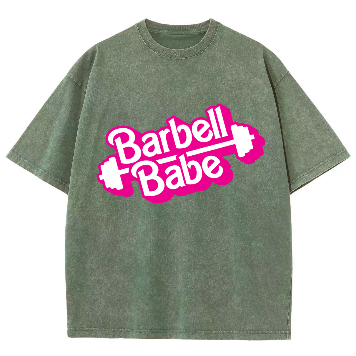 Barbell Babe Unisex Fit Washed T-Shirt